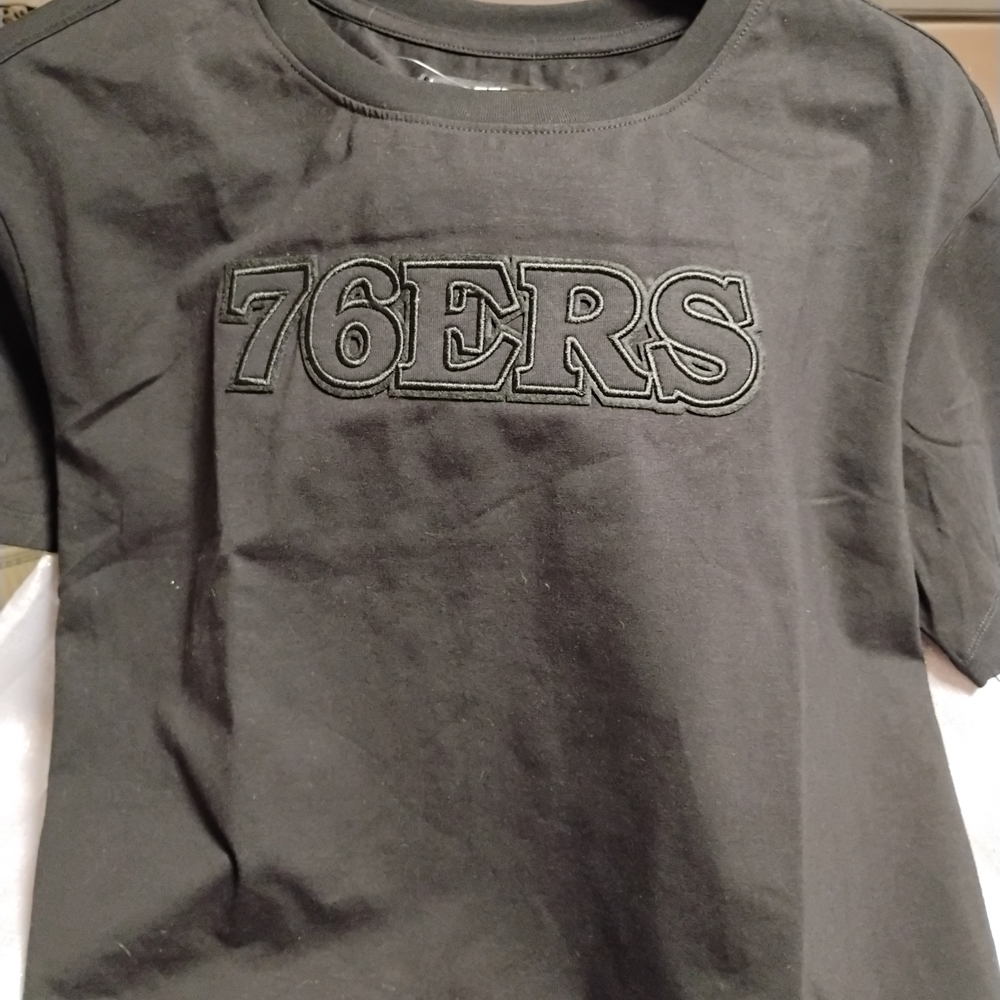 76ERS Kids Black T-Shirt
